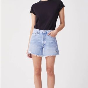 AGOLDE Parker Long Shorts in Swampmeet